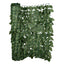 Plasa umbrire cu protectie UV, rola 3 x 1 m, pentru gradina, terasa sau balcon, model frunze artificiale