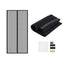 Plasa usa pentru tantari, muste sau alte insecte Magic Mesh, Inchidere Magnetica, negru
