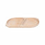 Platou din lemn de fag cu 2 compartimente, 44x23x2.5 cm pentru servire