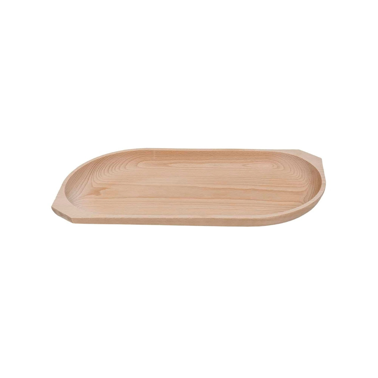 Platou din lemn de fag cu un compartiment, 44x23x2.5 cm, pentru servire
