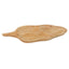 Platou servire din lemn de arin, forma frunza, 52x26 cm