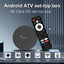 Player TV Stick Ultra HD, Telecomanda vocala, Kit de actualizare Smart TV Plug and Play, configurare sistem karaoke acasa, negru