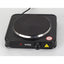 Plita electrica cu 1 ochi, termostat reglabil, 1000W, negru