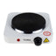 Plita electrica cu un ochi, 1000W, termostat, alb, control mecanic