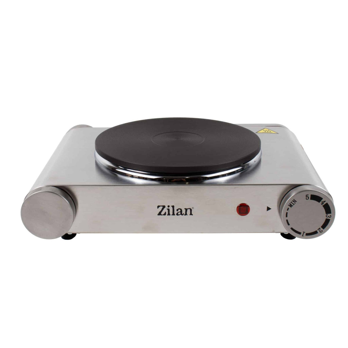 Plita electrica inox cu 1 ochi, 1500W si termostat reglabil, arzator fonta