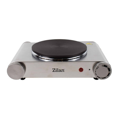 Plita electrica inox cu 1 ochi, 1500W si termostat reglabil, arzator fonta