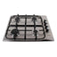Plita incorporabila cu 4 ochiuri, gaz GPL sau natural, fara aprindere electrica, inox