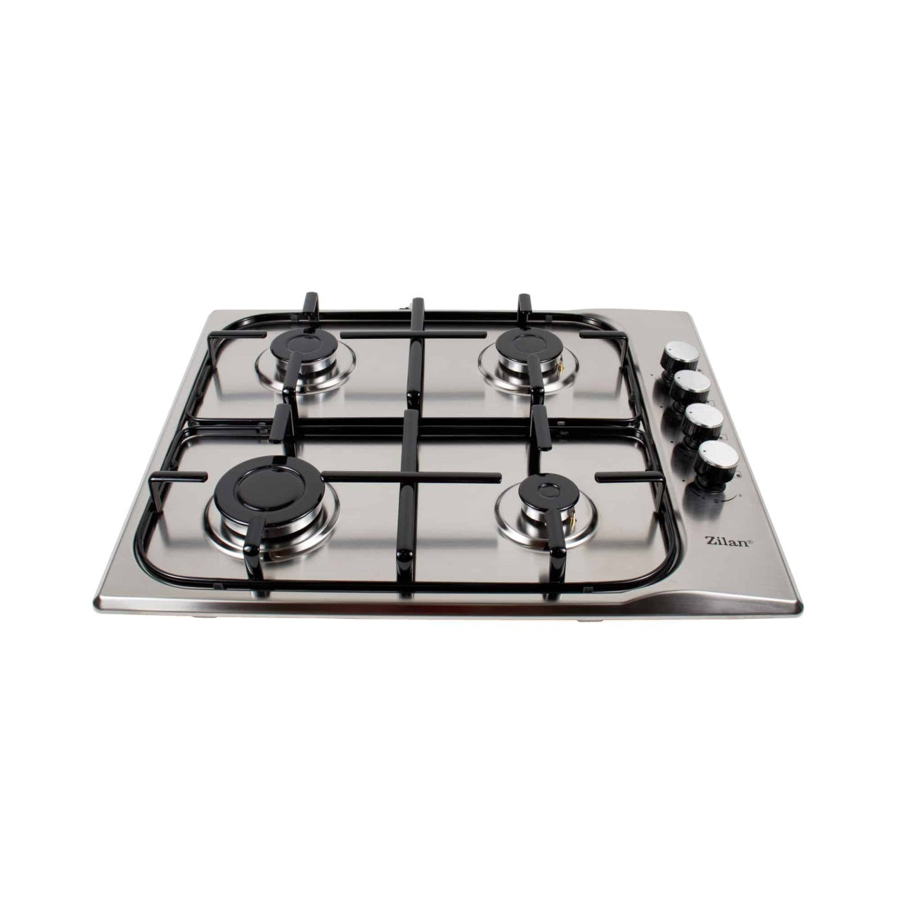 Plita incorporabila gaz GPL sau natural, 4 ochiuri, inox, 7.35 KW