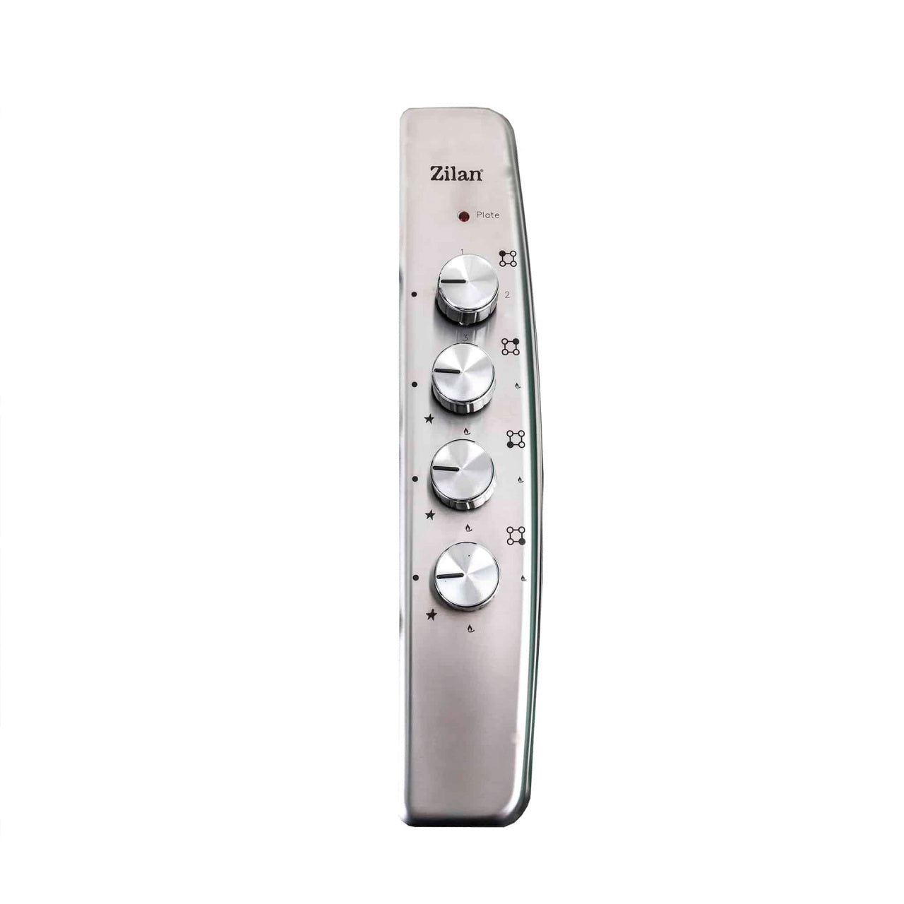 Plita incorporabila inox, GPL/GN, 3 arzatoare + 1 electric 1000W, aprindere electrica
