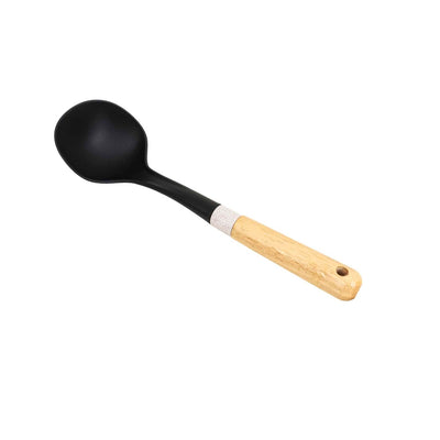 Polonic din plastic cu maner maro, lungime 33cm