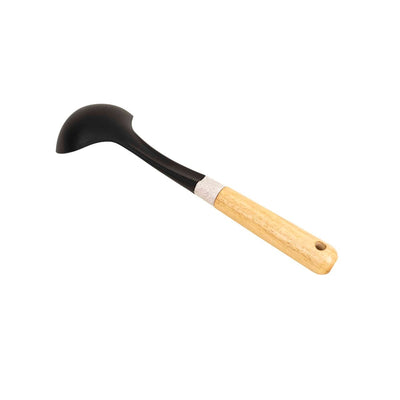 Polonic din plastic cu maner maro, lungime 33cm