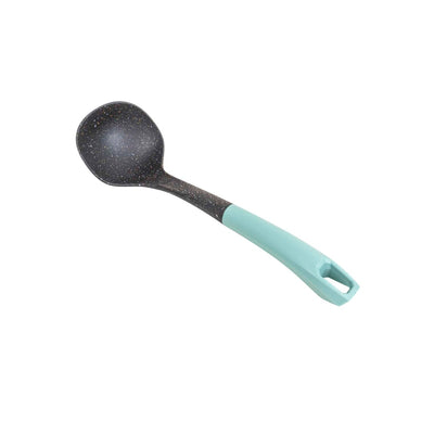 Polonic din plastic cu maner verde, lungime 31cm