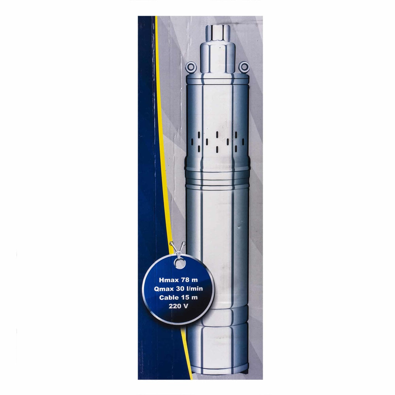 Pompa apa submersibila 4QGD-0.37, 510W, inaltime refulare 78m, inox