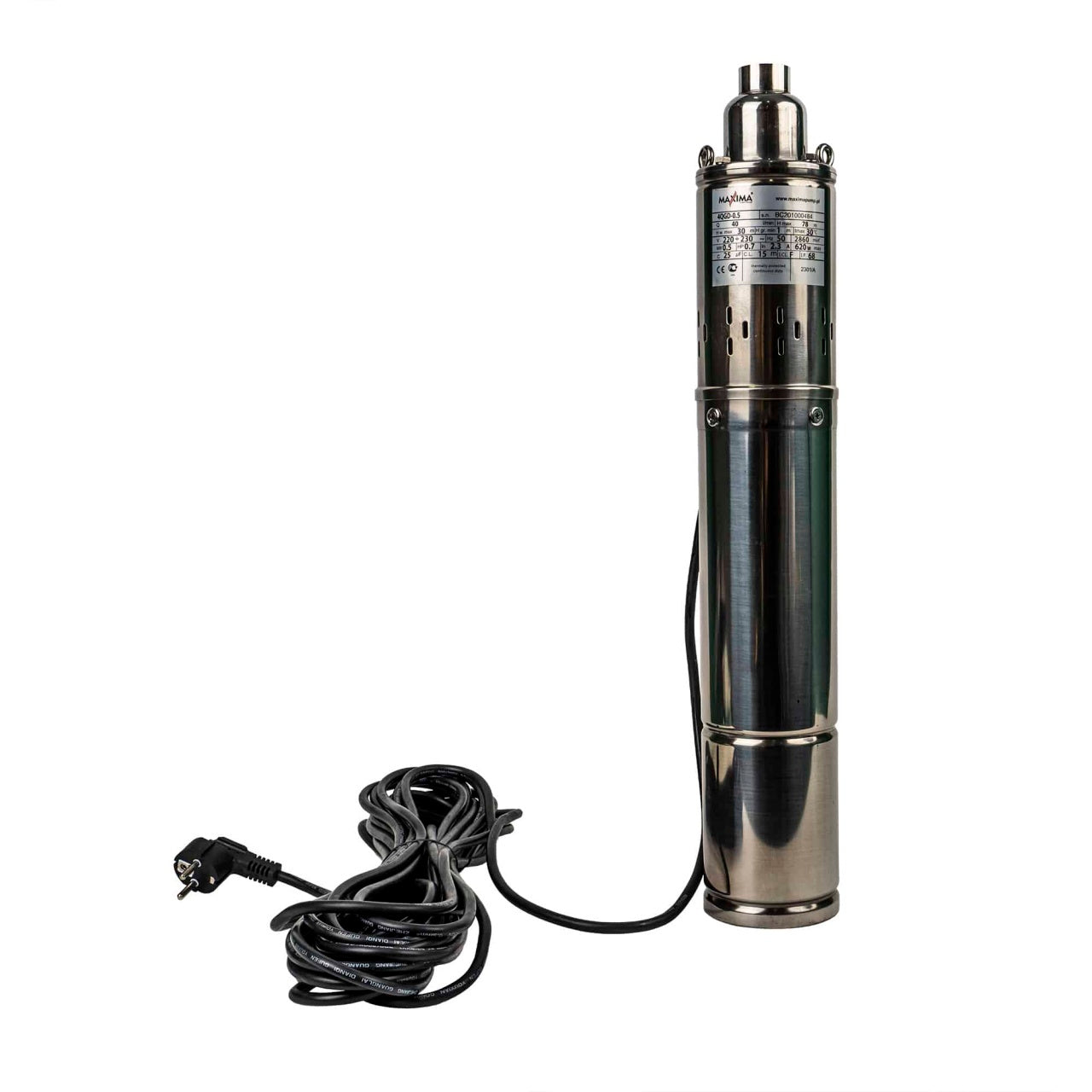 Pompa apa submersibila inox 620W, inaltime refulare 78m, debit 40l/min