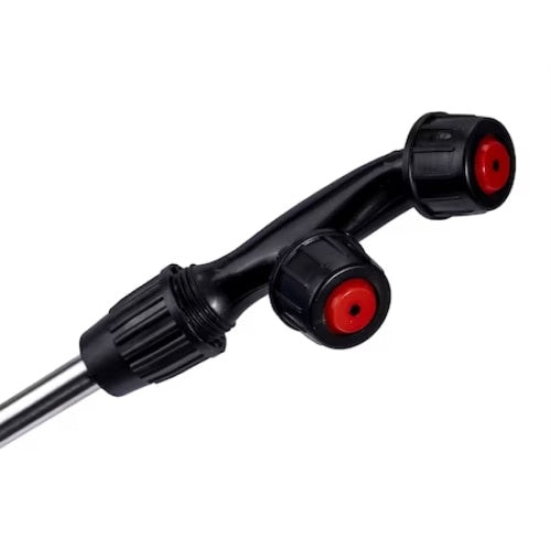 Pompa de stropit manuala tip vermorel, capacitate 20L, pentru gradina, pomi, legume, cu suport pentru umar, galben