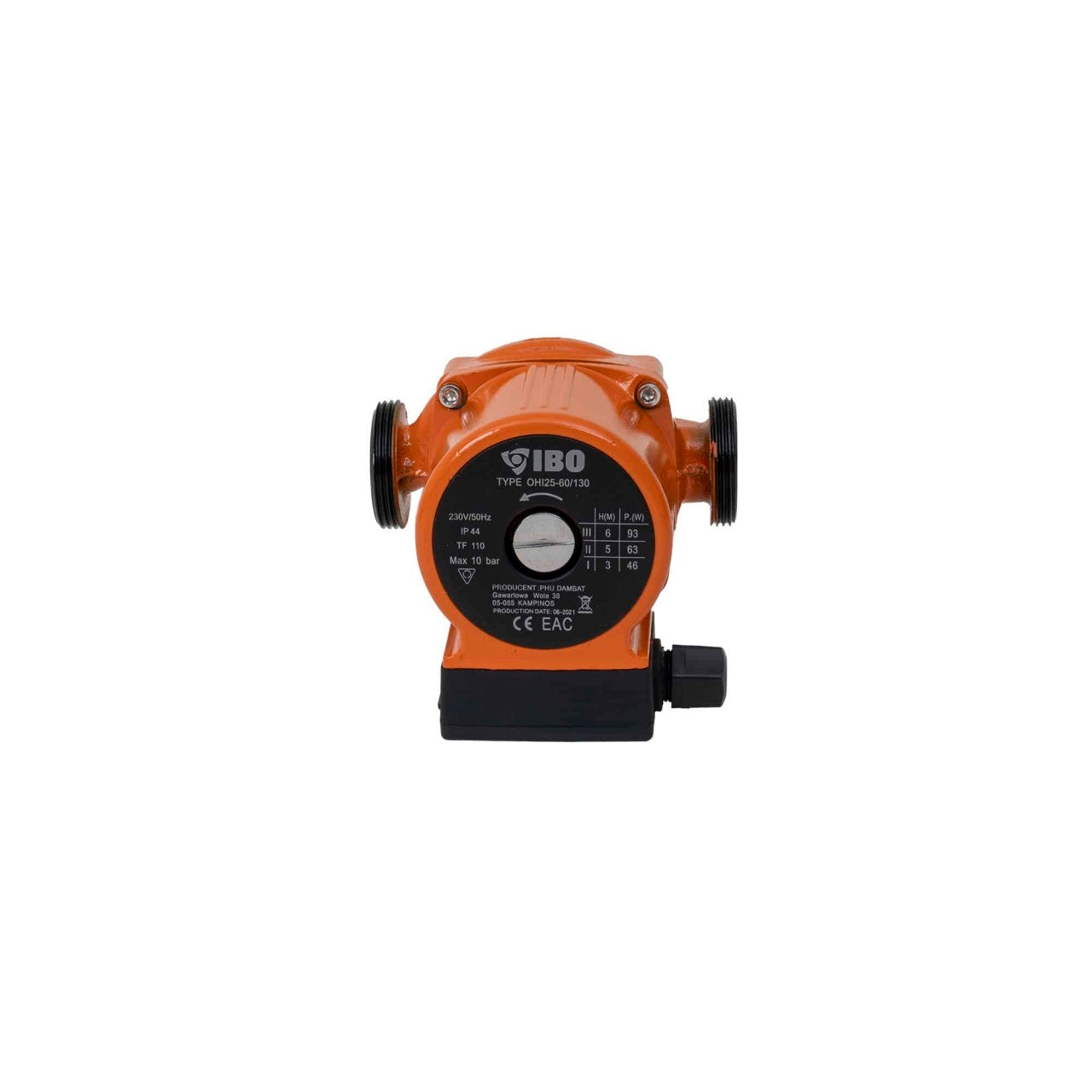 Pompa recirculare centrala AMG 25-60-130, alimentare 220-240V, IP44