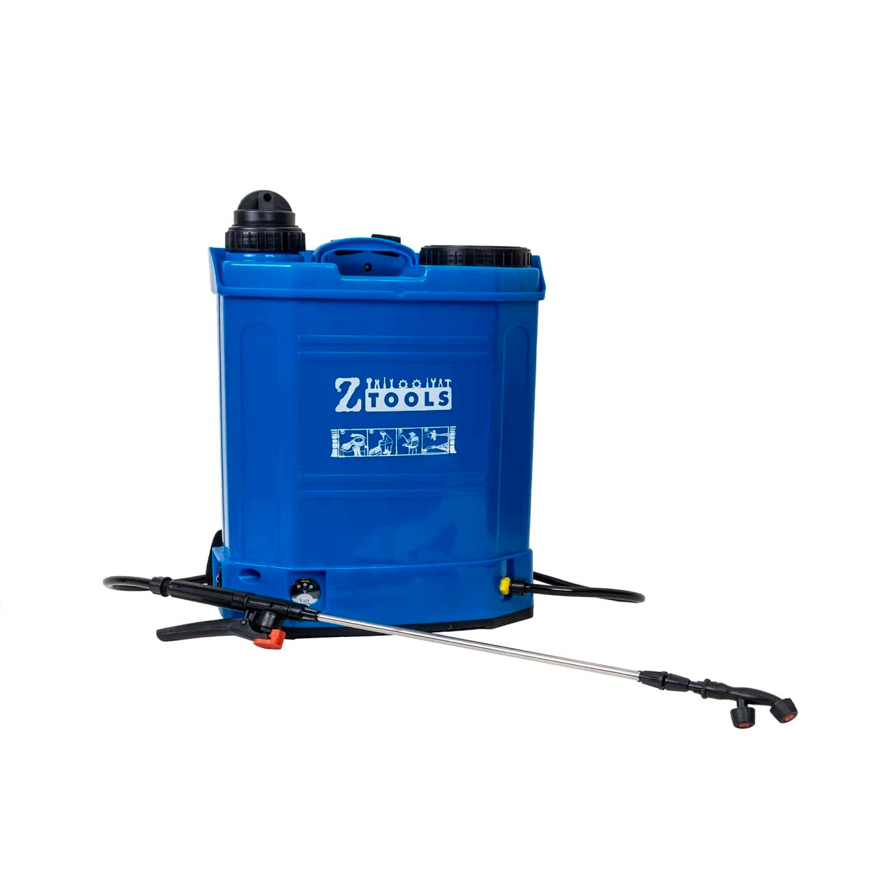 Pompa stropit electrica si manuala vermorel 16L cu acumulator si sistem presiune manual