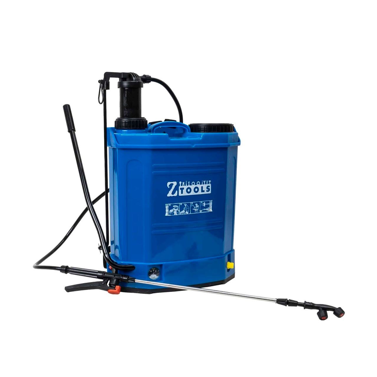 Pompa stropit electrica si manuala vermorel 16L cu acumulator si sistem presiune manual
