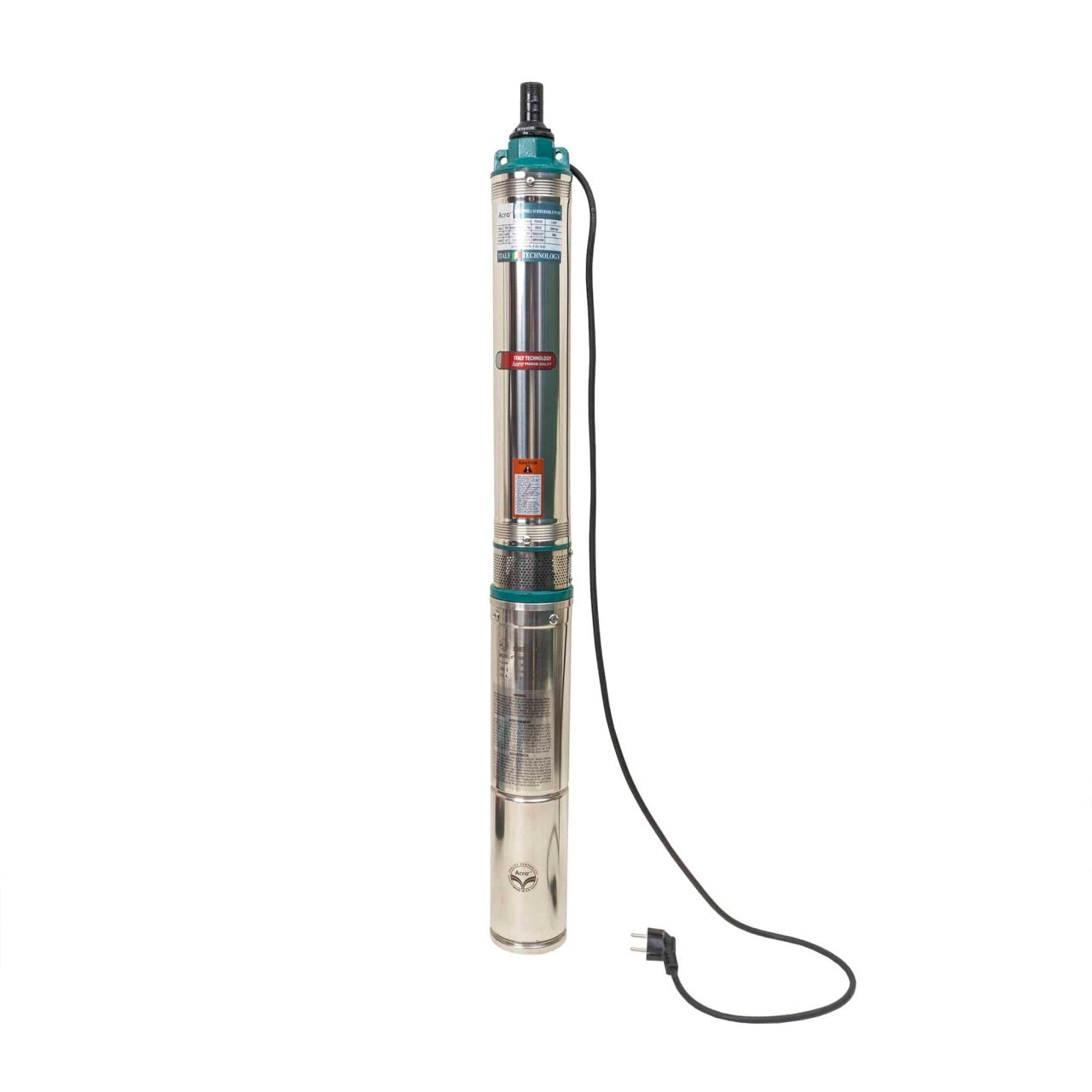 Pompa submersibila din inox, 1100W, cablu 1.5m, pentru apa curata