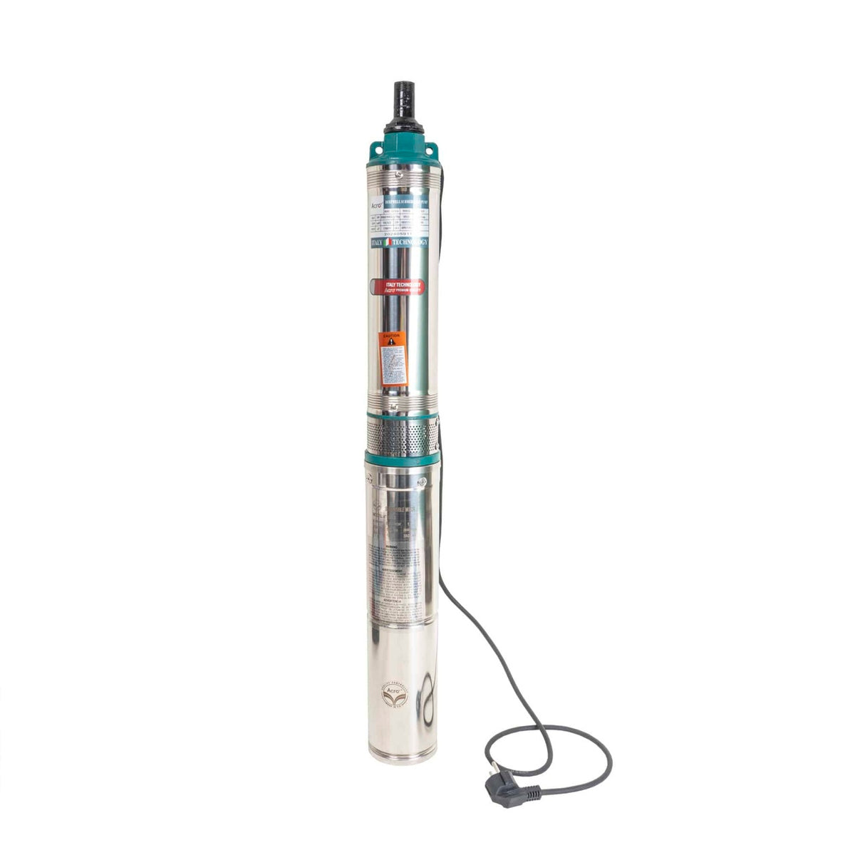 Pompa submersibila din inox, 550W, cablu 1.5m, pentru apa curata