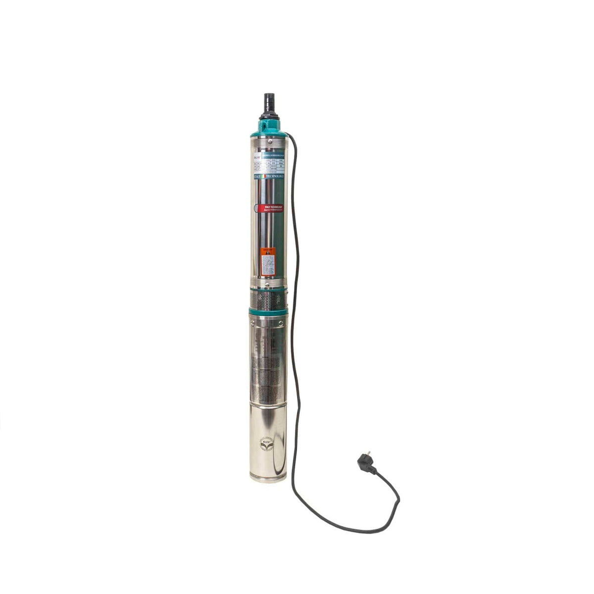 Pompa submersibila inox 750W cu turbina, cablu 1.5m, pentru apa curata