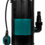 Pompa submersibila pentru drenaj cu plutitor, 550W, debit 9000 l/h, negru/turcoaz