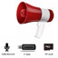 Portavoce cu acumulator, putere 30W, functie de redare inregistrare, buton On/OFF, control volum, citire card memorie, USB, rosu/alb