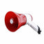 Portavoce cu acumulator, putere 30W, functie de redare inregistrare, buton On/OFF, control volum, citire card memorie, USB, rosu/alb