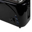 Prajitor de paine 4 felii, long slot, 1400W, functie dezghetare, negru
