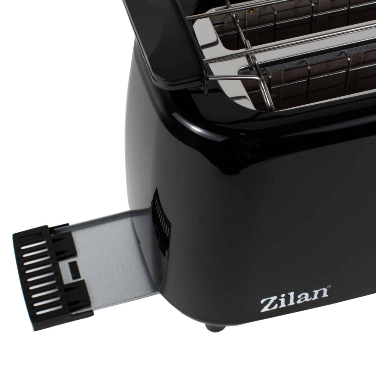Prajitor de paine 4 felii, long slot, 1400W, functie dezghetare, negru