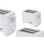 Prajitor de paine 700W, 2 felii, 7 nivele temperatura, buton oprire, carcasa inox alb