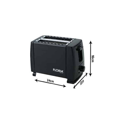 Prajitor de paine 700W, 7 nivele temperatura, capacitate 2 felii, buton oprire
