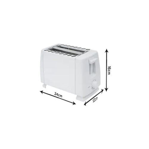 Prajitor de paine, capacitate 2 felii, 7 nivele de rumenire, putere 700W, alb