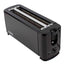 Prajitor de paine long slot 4 felii 1300W negru cu 6 niveluri de rumenire