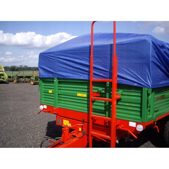 Prelata din polipropilena, dimensiuni 3X4 m, cu margine dublu ranforsata, ochiuri din aluminiu pentru fixare, impermeabil, rezistenta la inghet, albastru