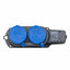 Prelungitor cauciucat exterior cu 2 lacasuri, 16A, IP44, fara cablu