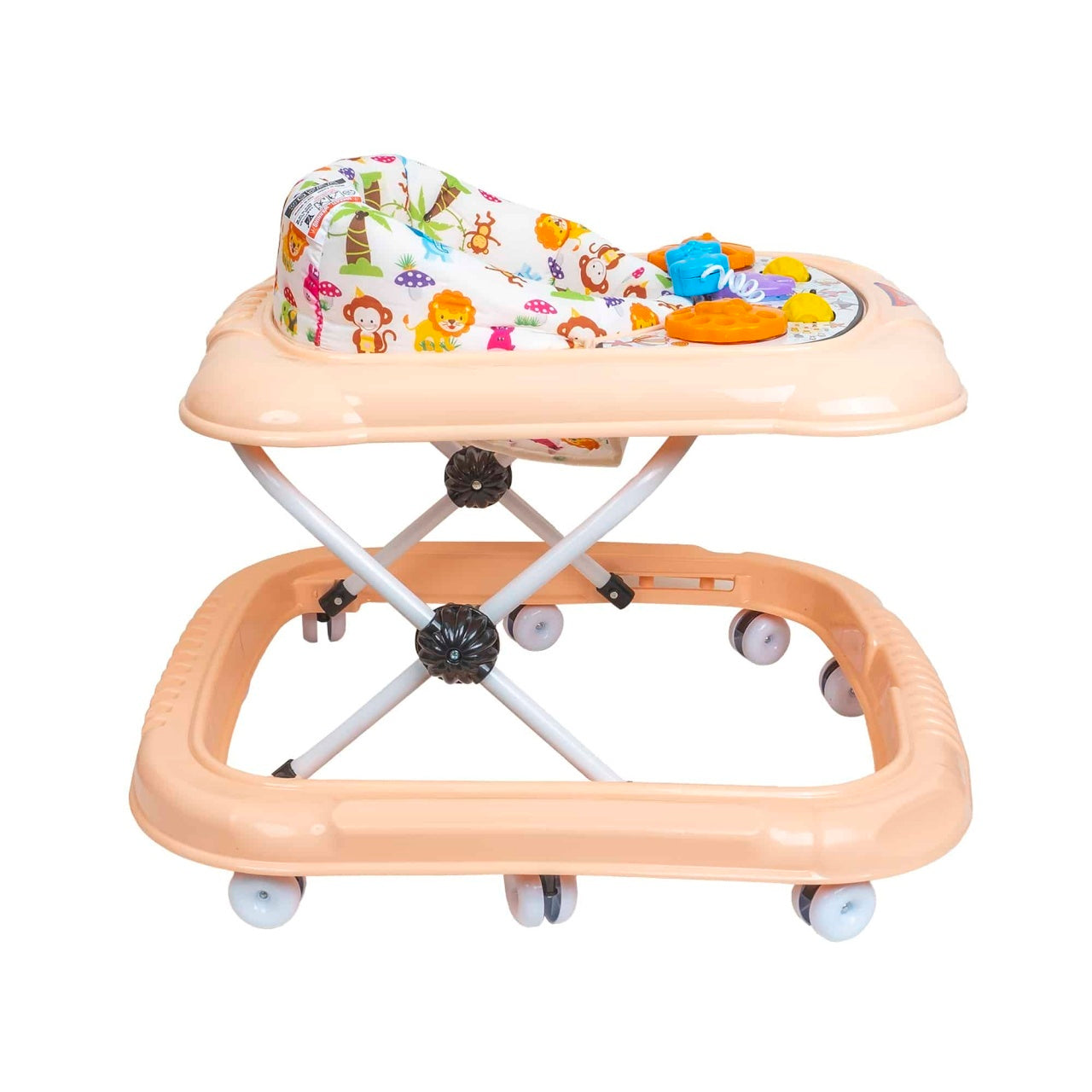Premergator pentru copii de la 6 luni cu scaun reglabil si 10 roti pivotante