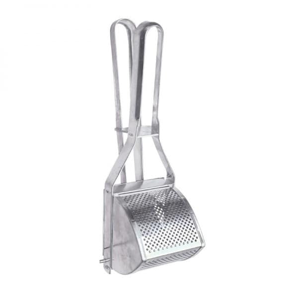 Presa cartofi inox 30x10 cm pentru pasat legume cu sita unica