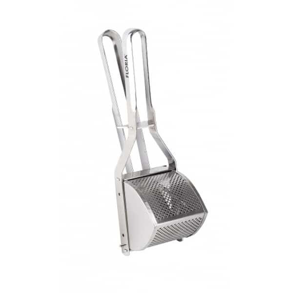 Presa cartofi inox 30x10 cm pentru pasat legume cu sita unica