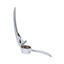 Presa usturoi din aluminiu, lux, 16 cm, argintiu