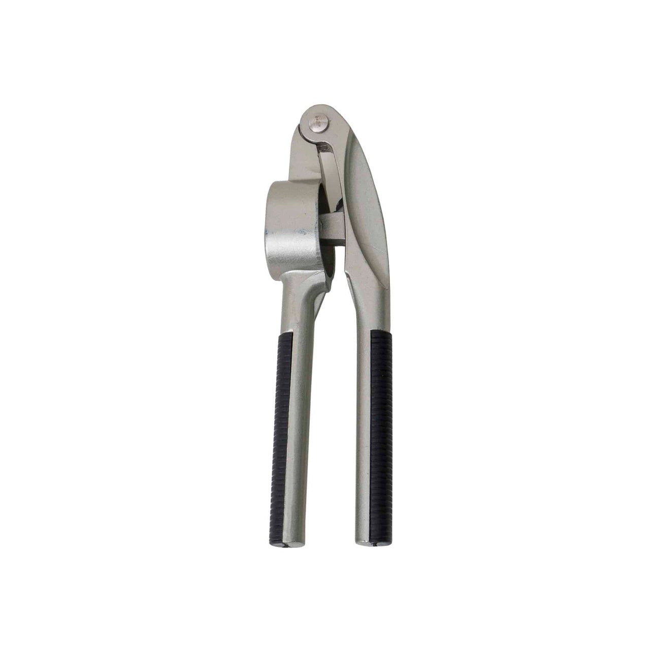 Presa usturoi inox, 16 cm, argintiu si negru