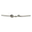 Presa usturoi inox, 16 cm, argintiu si negru