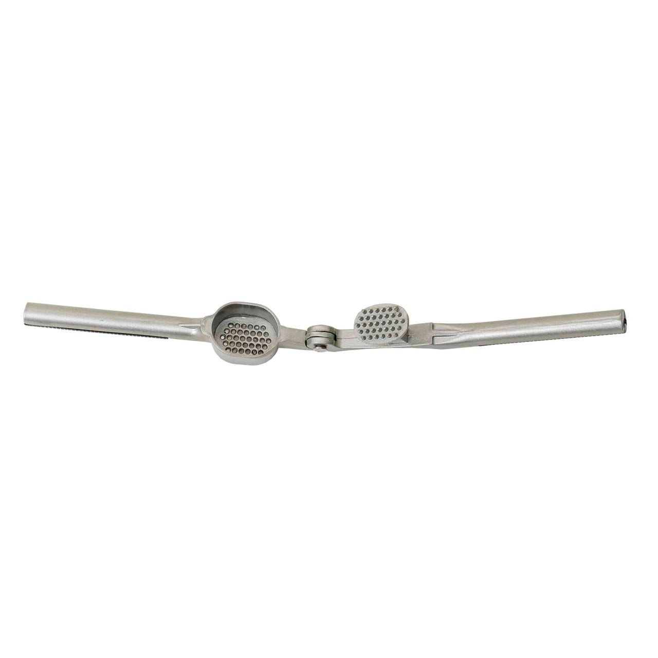 Presa usturoi inox, 16 cm, argintiu si negru
