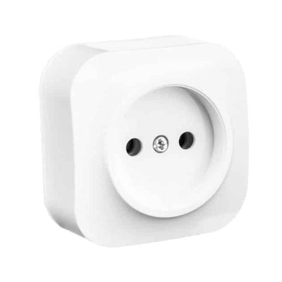 Priza aplicata, 16A, 230V, 1 locas, tip schuko, culoare alba