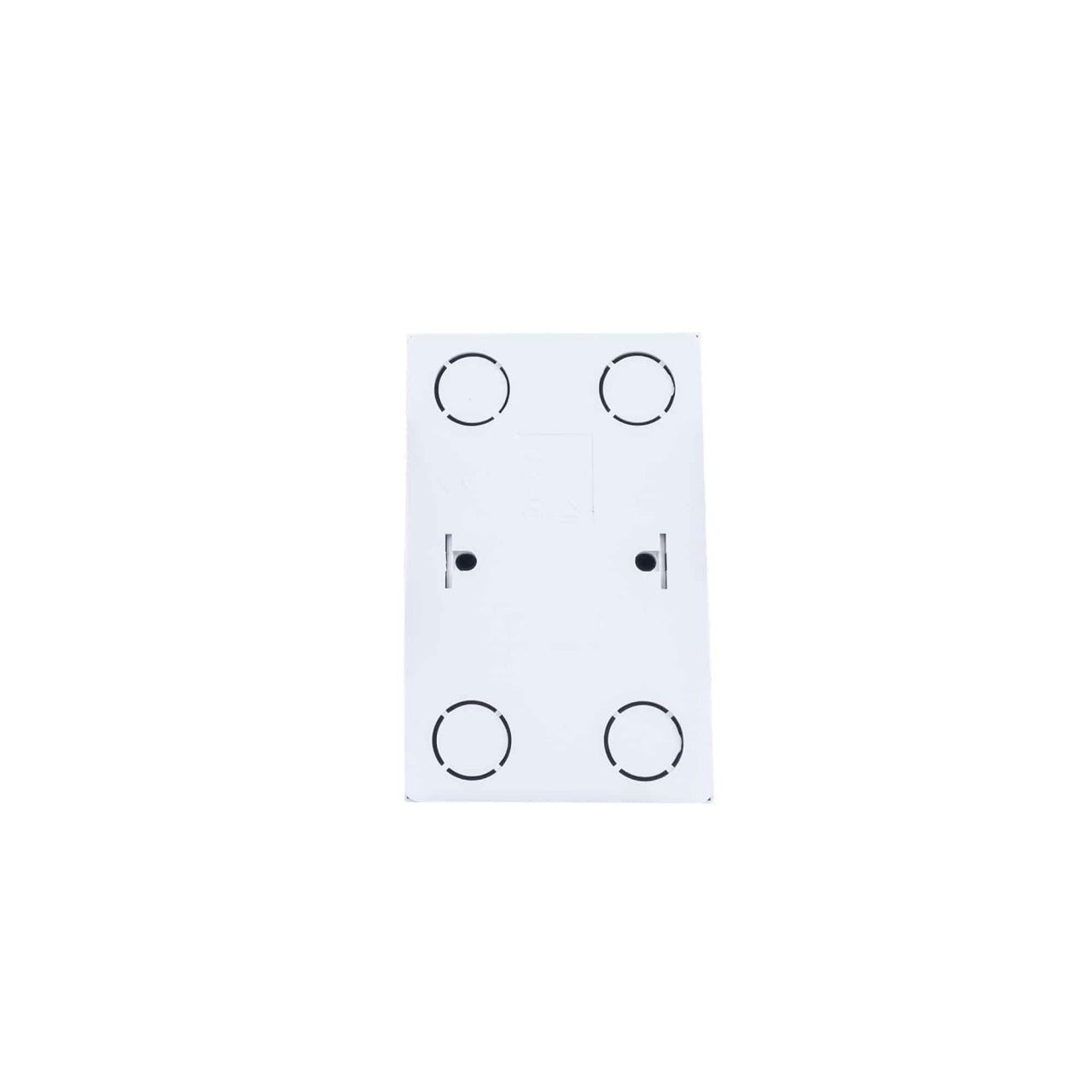 Priza dubla 16A 250V, culoare alba, dimensiuni compacte 100x65x40 mm