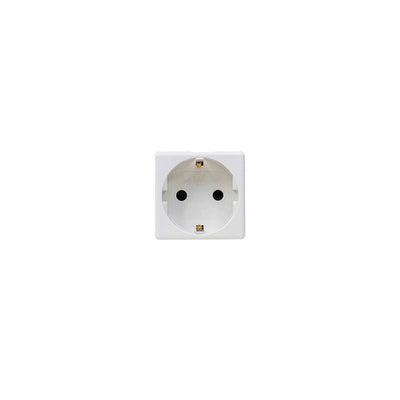 Priza modulara cu 2 module, 16A, 250V, compatibila sistem modular