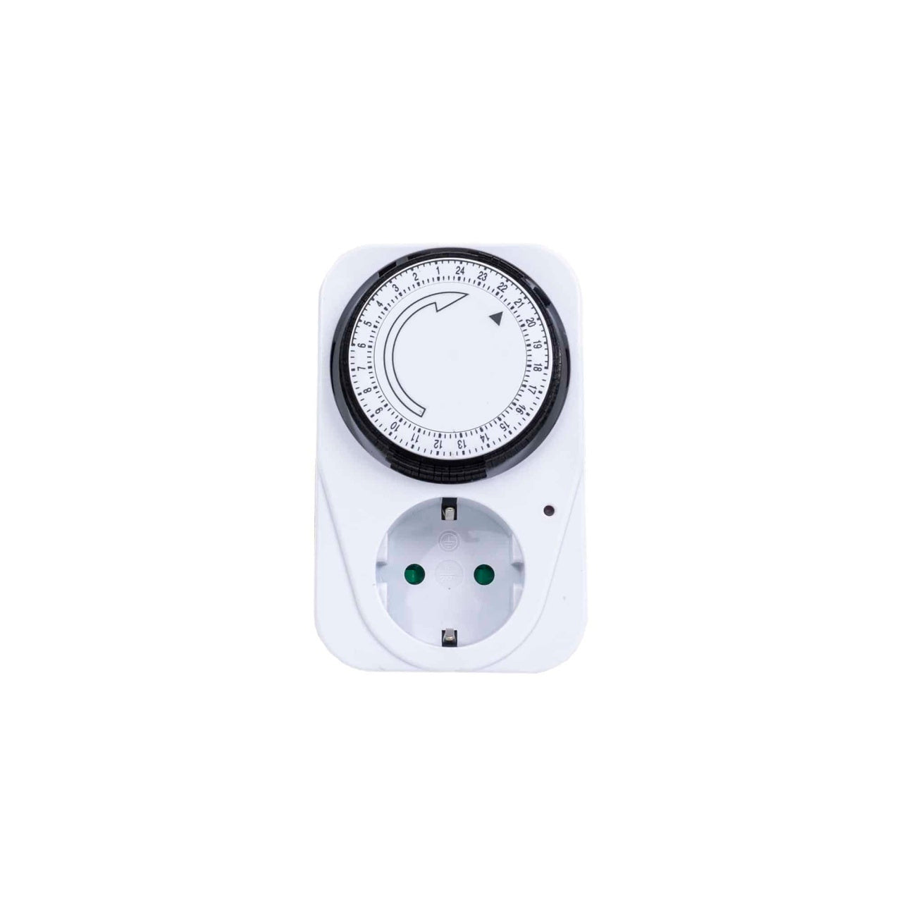 Priza programabila mecanic 3500W, 24h, 16A, interval 15 minute, culoare alba