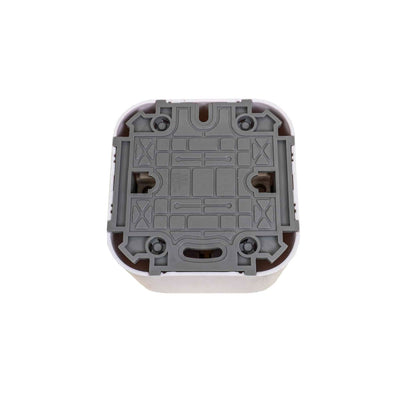 Priza simpla SCHUKO 16A, 250V, culoare alb, dimensiuni 65x65x40 mm