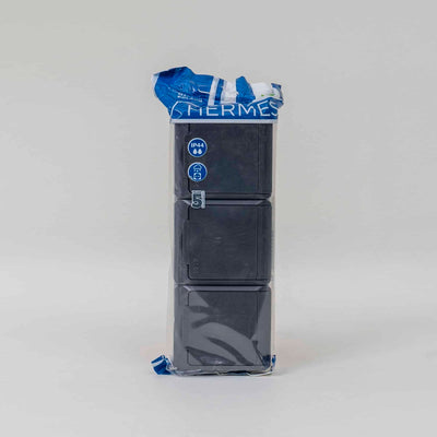 Priza tripla cu capac negru, 16A/250V, protectie IP44, 3 locasuri