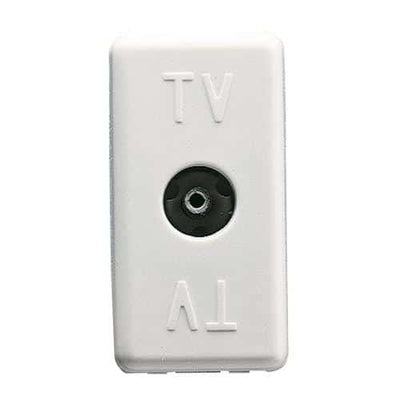 Priza TV modulara, 1m, culoare alb
